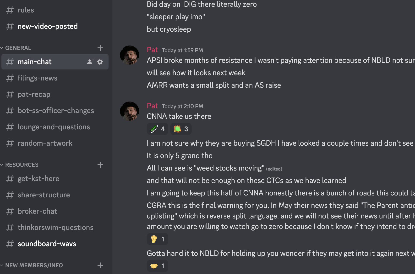 Trade Ideas Discord